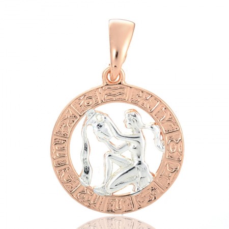 Позолоченный кулон Fallon 96100087-водолей фото | Brulik