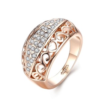 Позолоченное кольцо Italina 31124 фото | Brulik