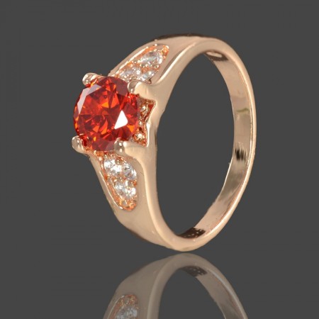 Позолоченное кольцо Fallon 83200788-красный фото | Brulik