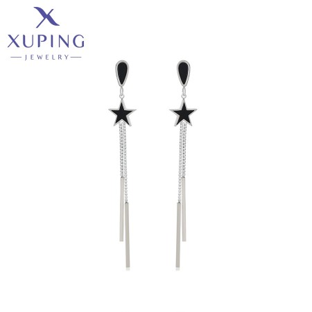 Сталеві сережки-гвоздики  Xuping A00903210 фото | Brulik