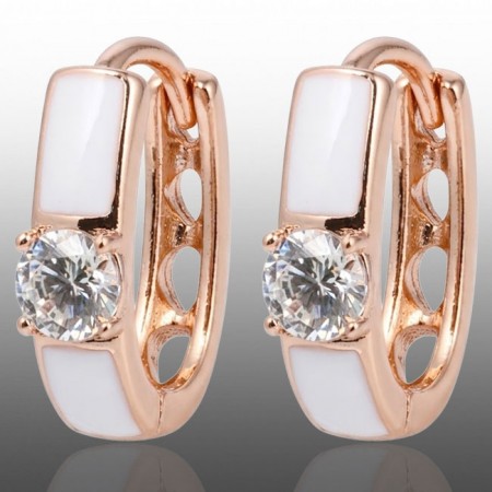 Позолочені сережки  Xuping 24782 фото | Brulik