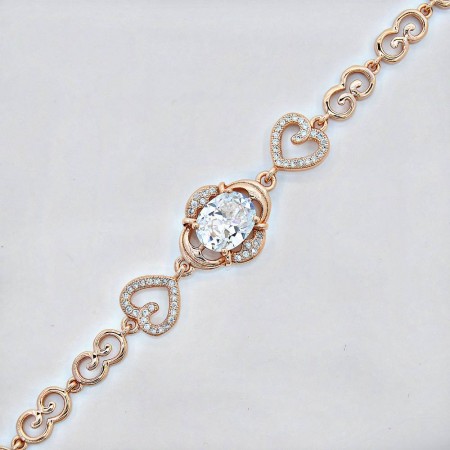 Восхитительный браслет 73423-белый фото | Brulik