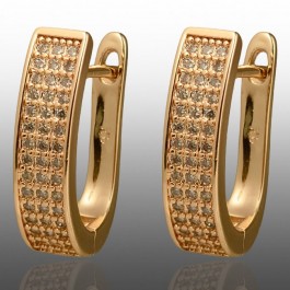 Позолочені сережки  Xuping 24785