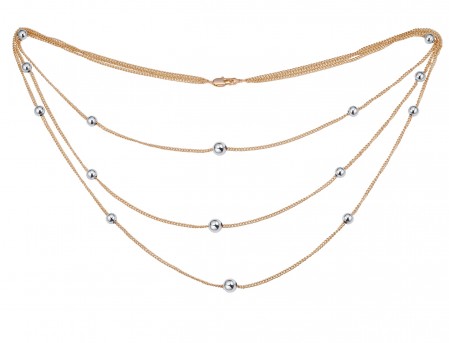 Позолоченная цепь 3 в 1 Fallon 94190382 фото | Brulik