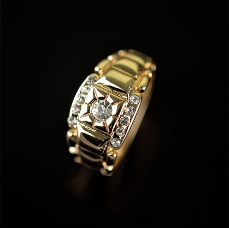 Позолоченное кольцо Fallon 8320798 фото | Brulik