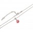 Цепочка  с кулоном Swarovski Xuping 4305-синий фото | Brulik