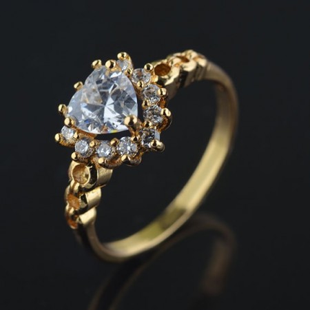 Позолоченное кольцо XP 1655 фото | Brulik
