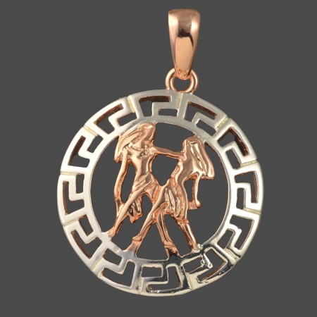 Позолоченный кулон Fallon 96100047-близнецы фото | Brulik