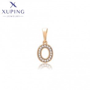 Позолочений кулон літера "О" Xuping X000815374 фото | Brulik