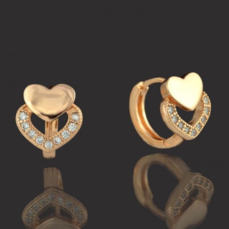 Позолоченные серьги XP 9504 фото | Brulik