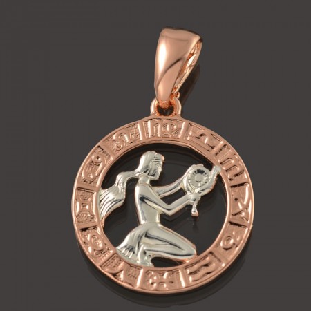 Позолоченный кулон Fallon 96100085-дева фото | Brulik