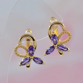 Неотразимые серьги ХР 10-2054-фиолетовый