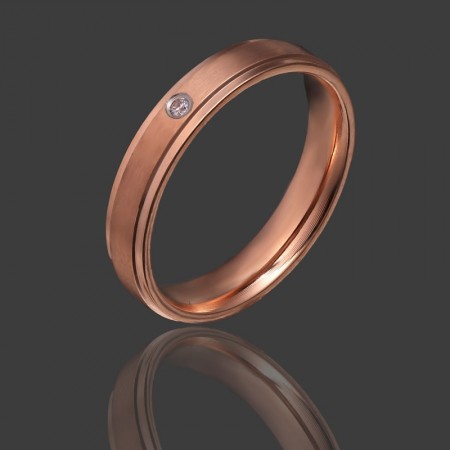 Стальное позолоченное кольцо 85 фото | Brulik