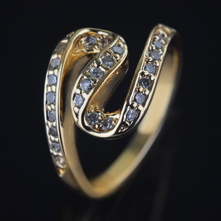 Позолоченное кольцо Fallon 8323519 фото | Brulik