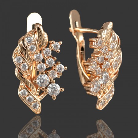 Позолоченные серьги Fallon 8225555 фото | Brulik