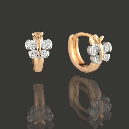 Позолоченные серьги XP 9716 фото | Brulik