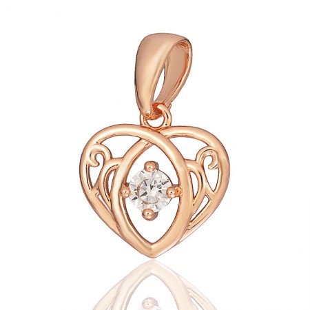 Позолоченный кулон "Сердце" Fallon 86201188 фото | Brulik