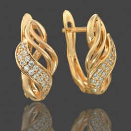 Позолоченные  серьги  XP 20390