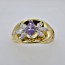 Кольцо "Сказка" с фиолетовыми фианитами 10771 фото | Brulik