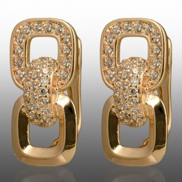 Позолочені сережки  Xuping 24772