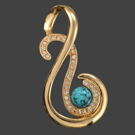 Позолоченный кулон Fallon 8620289