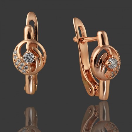 Позолоченные серьги Fallon 82201849 фото | Brulik