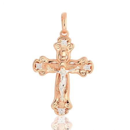 Позолоченный крест Fallon 96201163 фото | Brulik