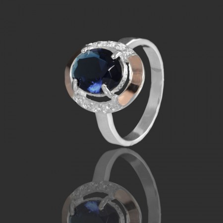 Серебряное кольцо с золотыми вставками 44 фото | Brulik