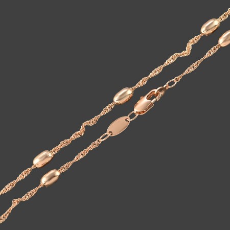 Позолоченная цепочка  Fallon 84100036-48 фото | Brulik