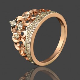 Позолоченное кольцо  Fallon 93201488