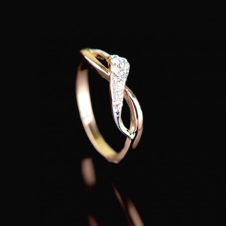 Позолоченное кольцо Fallon 93200787 фото | Brulik