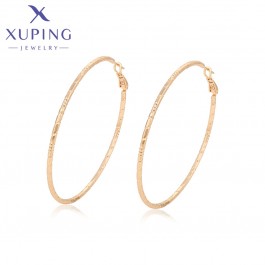 Позолочені сережки кільця Xuping X000701632