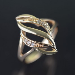 Позолоченное кольцо Fallon 8324819