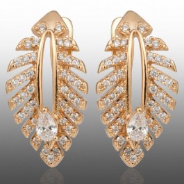 Позолочені сережки  Xuping 24711