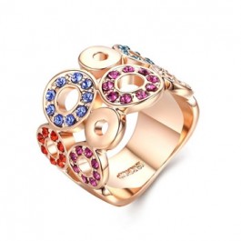 Позолоченное кольцо Italina 112313