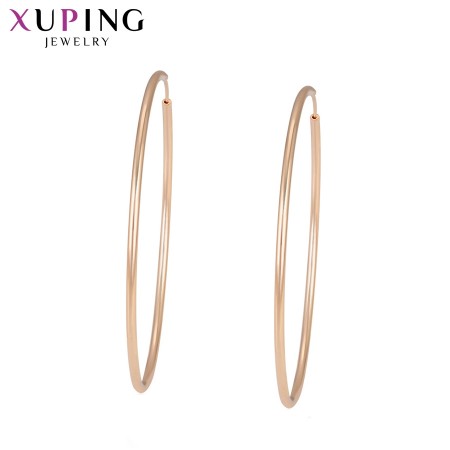 Позолоченные серьги кольца  Xuping 99446-35  фото | Brulik