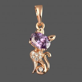  Позолоченный кулон  