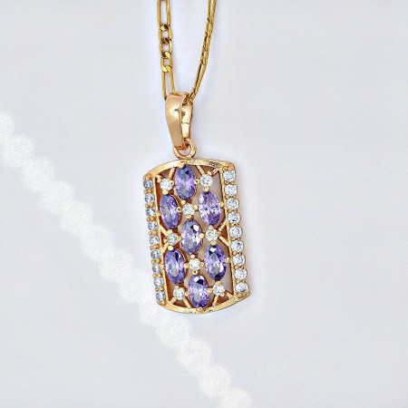 Кулон "Magic" 31304 - фиолетовый фото | Brulik