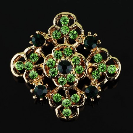 Брошь с фианитами 25318 фото | Brulik