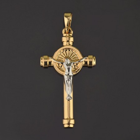 Позолоченный крестик XP 3041 фото | Brulik