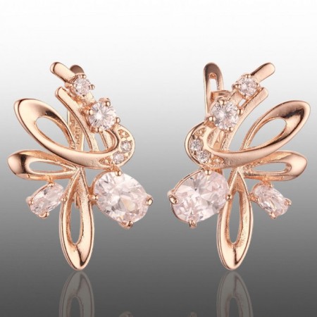 Позолочені сережки Fallon 82200427 фото | Brulik