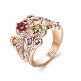 Позолоченное кольцо Italina 96497