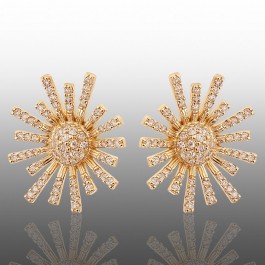 Позолочені сережки Xuping 24345