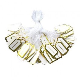 Бирки для бижутерии 13x23мм (100 шт.)