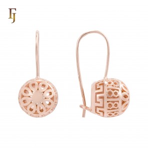 Позолочені сережки Fallon 82100083 фото | Brulik