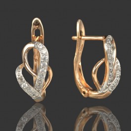 Позолоченные серьги  XP 20019