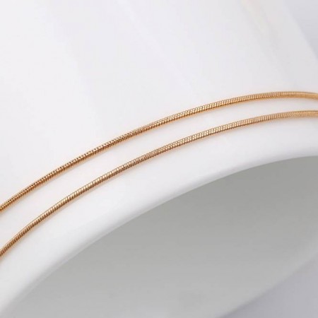 Элегантная позолоченная цепочка 42710 фото | Brulik