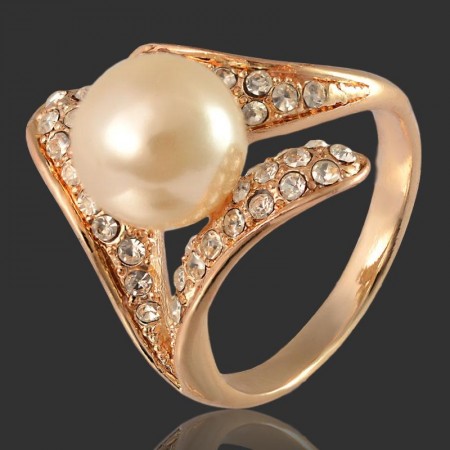 Позолоченное кольцо  Fallon 8321004 фото | Brulik