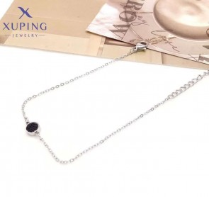 Сталевий браслет Xuping 70205-чорний фото | Brulik