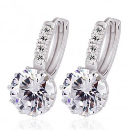 Серьги с фианитами XP 29132 - белый